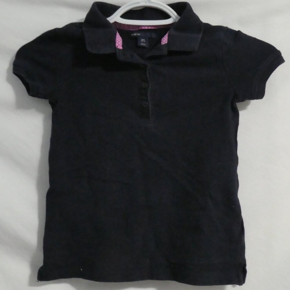 GAP KIDS | small 6-7 years, girls | Navy Short Sleeve Polo Shirt | GUC